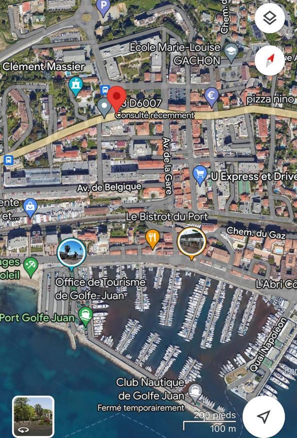 Spacieux Studio A Golfe Juan 2 Minutes Des Plages Vallauris Exteriér fotografie